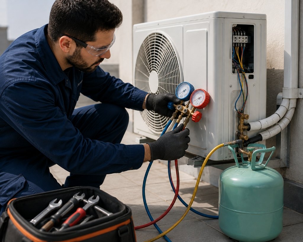 AC Freon Gas Refill